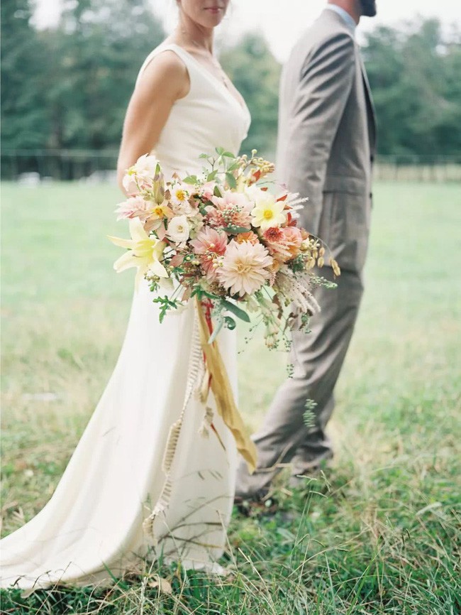 Những bó hoa ngọt ngào dành cho cô dâu trong ngày trọng đại.