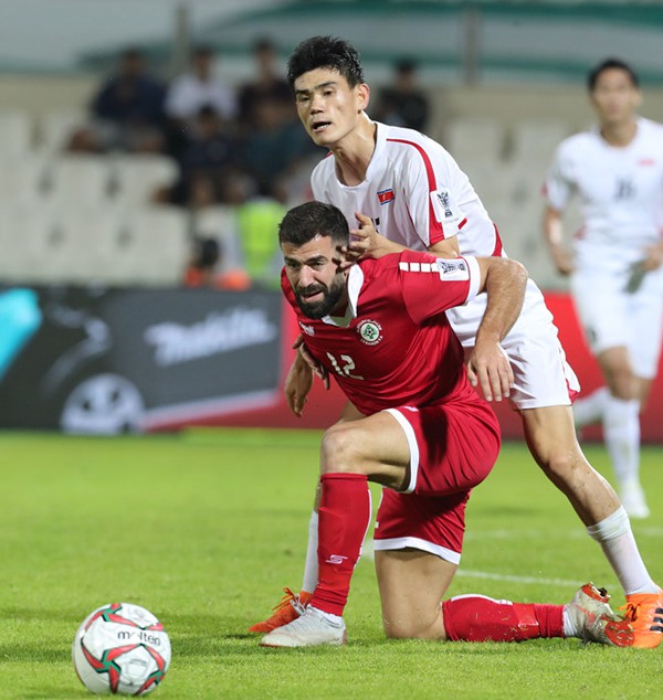 Lebanon đã có một trận đấu tưng bừng trước đội tuyển Triều Tiên.