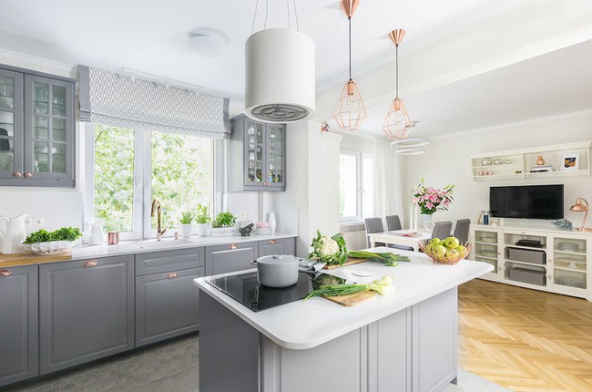 Gam màu nhẹ, sáng tạo thêm ánh sáng tự nhiên cho căn phòng vô cùng sống động.