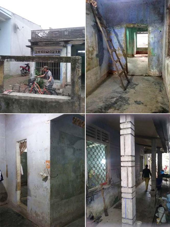 Nhà tồi tàn khi chưa nâng cấp.