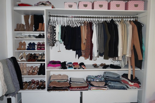 Ngân rất thích không gian lưu trữ đồ.