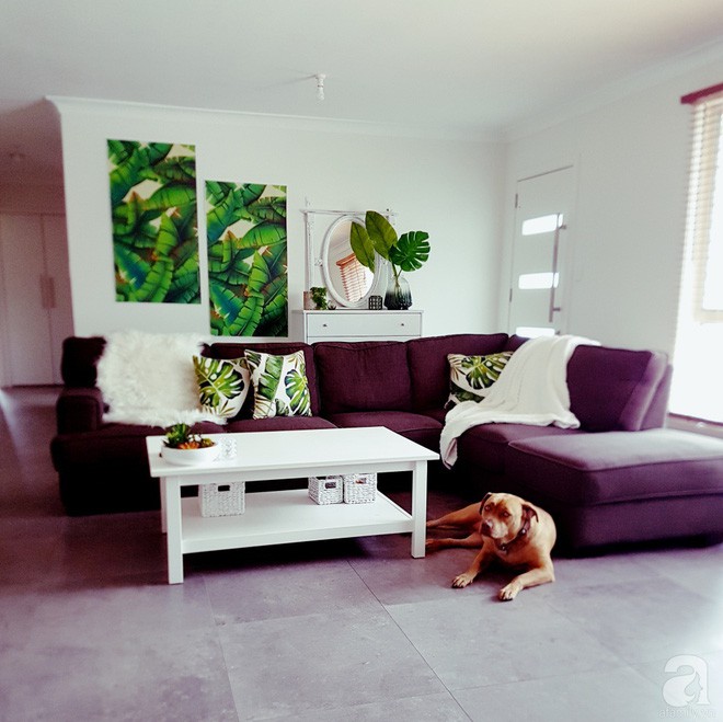 Không gian phòng khách đẹp hiện đại, giản đơn.