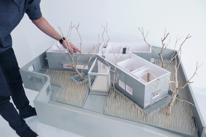 Mô hình ngôi nhà.