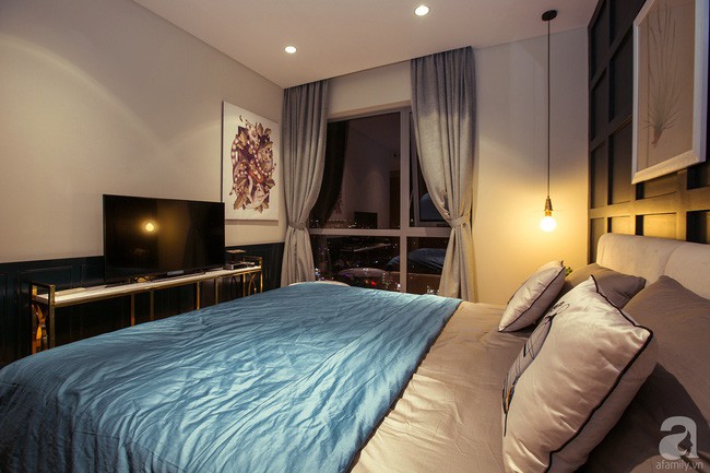 Phòng ngủ mang đến cảm giác ấm cúng, thư thái cho người sử dụng.