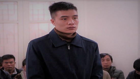 Bị cáo Vương Thành Luân tại phiên tòa xét xử