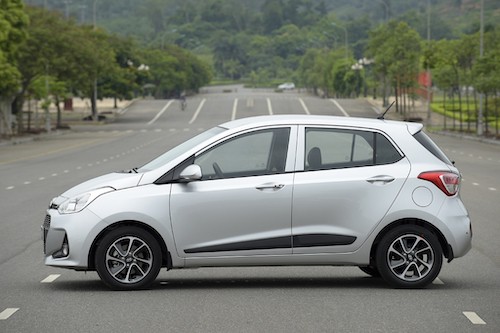 
Hyundai i10 bản lắp ráp trong nước. Ảnh: Thắng Trần.
