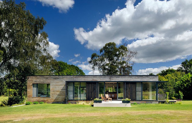 Hình ảnh bên ngoài của ngôi nhà di động thế hệ mới. Chắc hẳn bạn không nghĩ rằng nó lại có hình dáng như vậy.