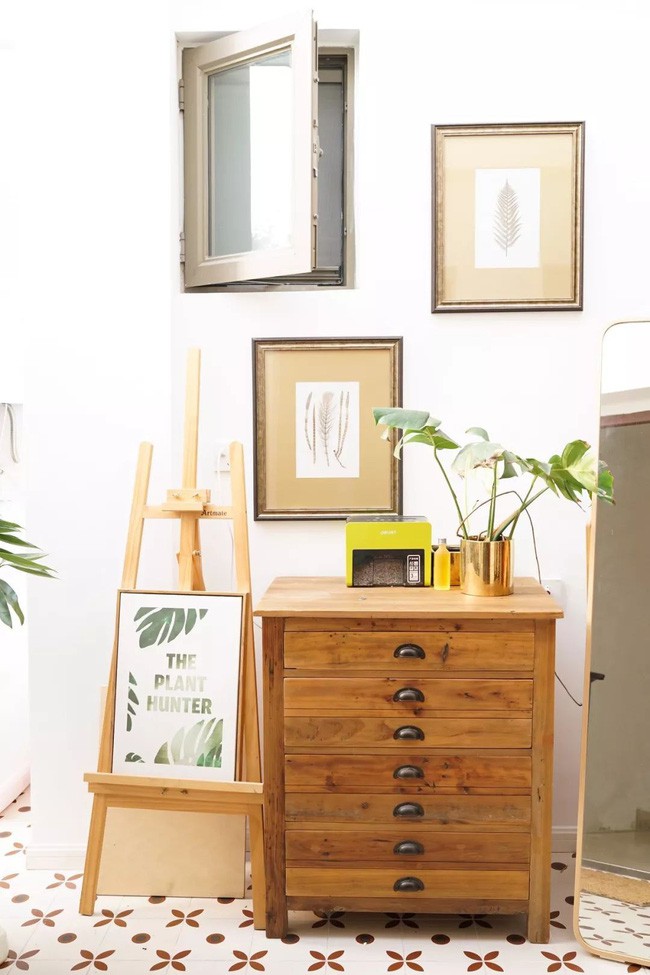 Góc ấn tượng của nội thất gỗ.