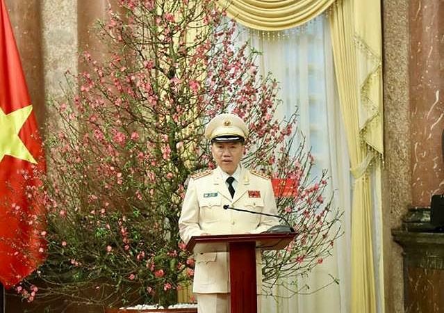 Ông Tô Lâm phát biểu tại buổi lễ.