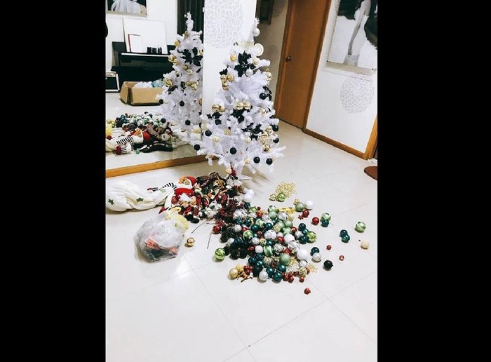 Không gian sống của người đẹp khá tinh tế với từng góc thiết kế tiện ích.