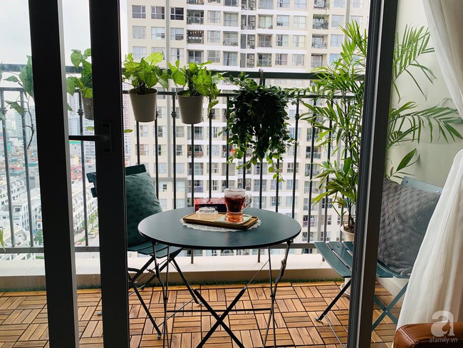 Không gian dịu dàng bởi sắc xanh cây cỏ cùng không khí trong lành của thiên nhiên xung quanh.