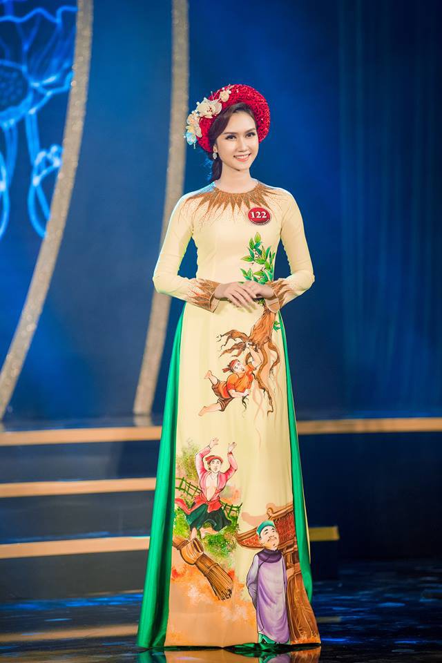 
Hương Giang trong cuộc thi Hoa hậu quý bà. Ảnh:TL
