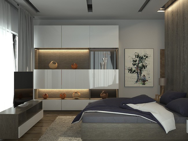 Phòng ngủ dành cho khách.