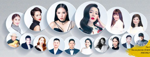 Ở 1 poster kh&aacute;c, Phương Thanh được xếp nhỏ ngang h&agrave;nh c&ugrave;ng Uy&ecirc;n Linh.