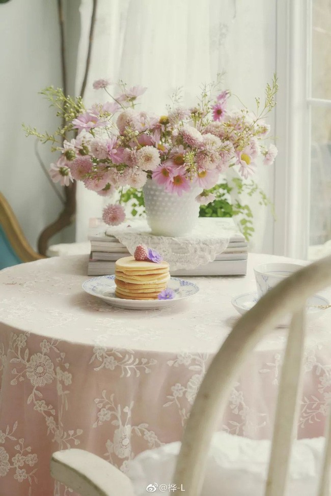 Góc lãng mạn đón nắng mai.