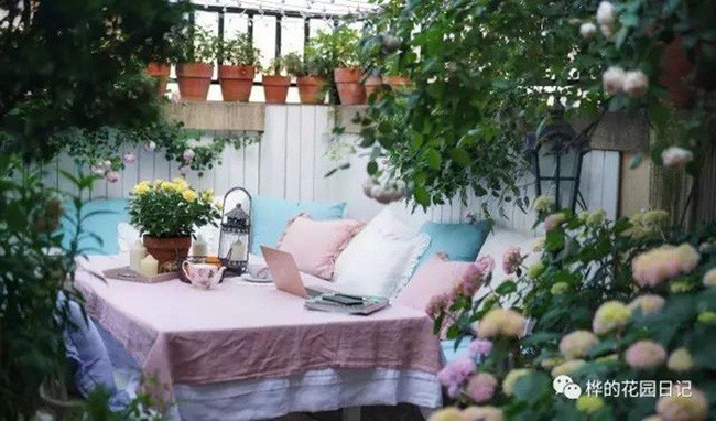 Không gian dịu dàng sắc màu pastel.