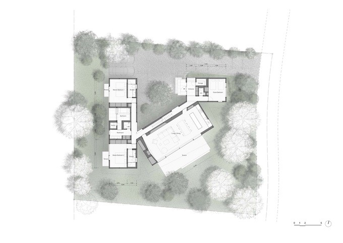 Bản vẽ mặt bằng công trình.