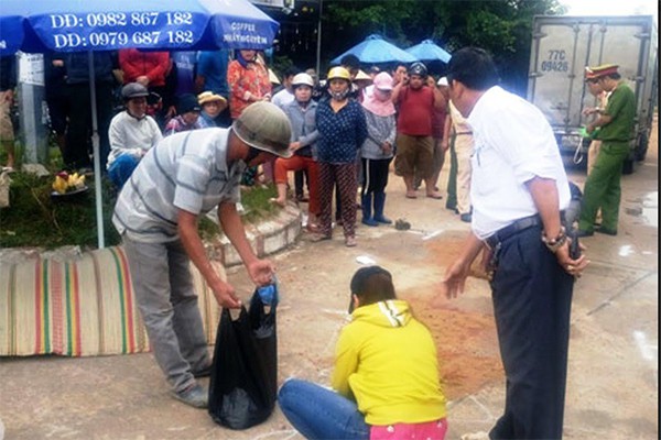 Hiện trường vụ tai nạn