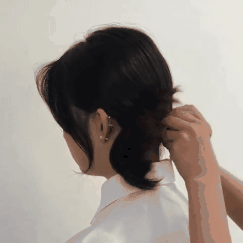 Có ít nhất 4 kiểu tóc búi thấp dễ ăn giúp bạn giống gái Hàn không sai một điểm - Ảnh 3.