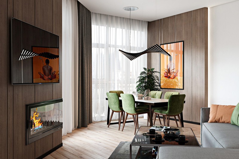 Căn hộ 2 phòng ngủ có thiết kế đáng học hỏi - Ảnh 4. Căn hộ 2 phòng ngủ có thiết kế đáng học hỏi - Ảnh 4.