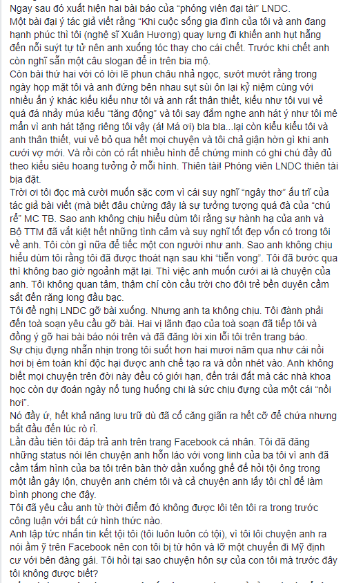 NS Xuân Hương tung chương cuối tự truyện về Thanh Bạch: Anh đã liên tục dùng những đòn tấn công đê tiện nhằm triệt đường sống của tôi - Ảnh 12.