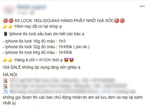 iPhone 6S hàng bãi giá hơn 1 triệu đồng về Việt Nam - Ảnh 1.