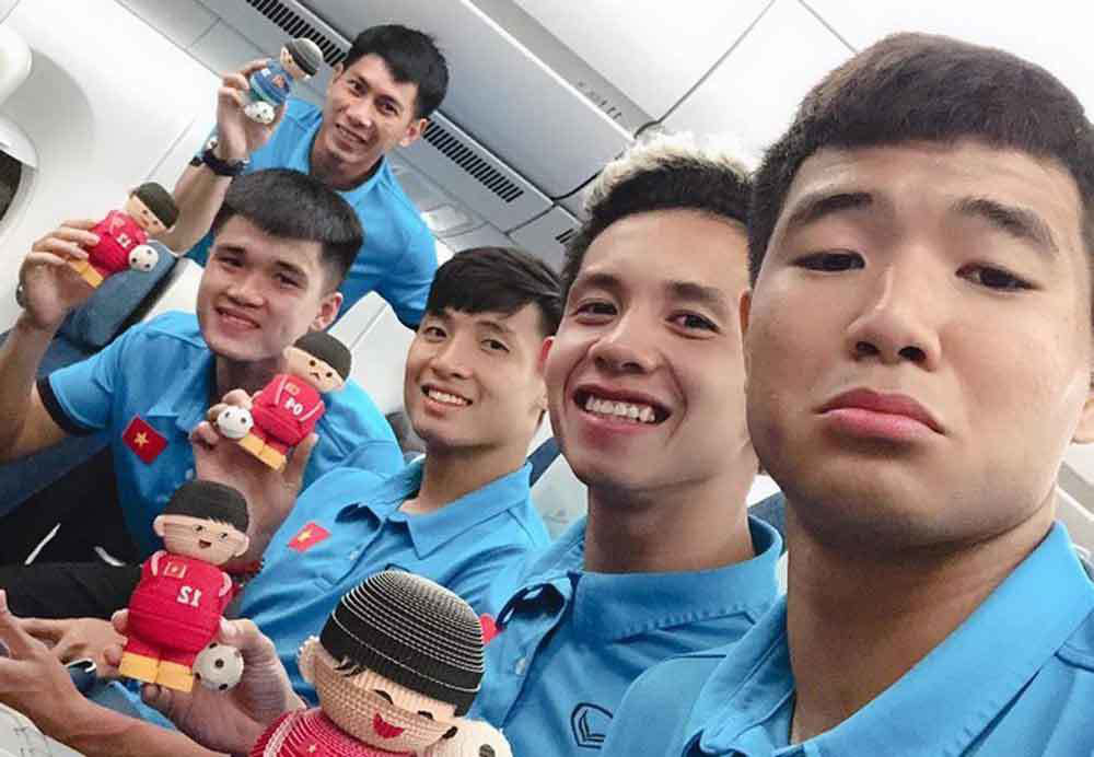 Tiết lộ về tính cách hài hước của cầu thủ Hà Đức Chinh - Ảnh 4. Tiết lộ về tính cách hài hước của cầu thủ Hà Đức Chinh - Ảnh 4.