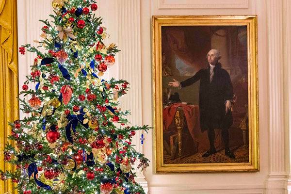 Nhà Trắng dưới tay trang trí của Đệ nhất Phu nhân Mỹ trở nên hoành tráng và lộng lẫy đón Giáng sinh - Ảnh 8.