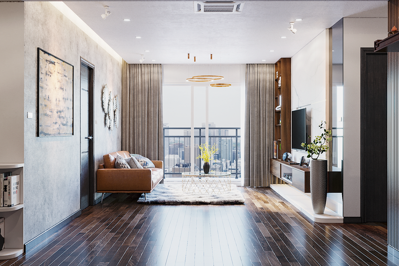 Căn hộ 60m2 ở tầng cao đẹp hút mắt nhờ phong cách nổi bật - Ảnh 1. Căn hộ 60m2 ở tầng cao đẹp hút mắt nhờ phong cách nổi bật - Ảnh 1.