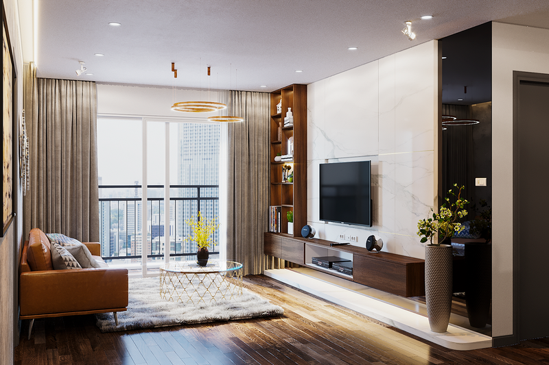 Căn hộ 60m2 ở tầng cao đẹp hút mắt nhờ phong cách nổi bật - Ảnh 2. Căn hộ 60m2 ở tầng cao đẹp hút mắt nhờ phong cách nổi bật - Ảnh 2.