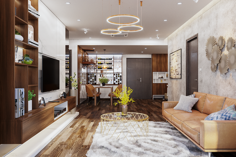 Căn hộ 60m2 ở tầng cao đẹp hút mắt nhờ phong cách nổi bật - Ảnh 3. Căn hộ 60m2 ở tầng cao đẹp hút mắt nhờ phong cách nổi bật - Ảnh 3.