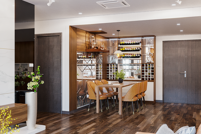 Căn hộ 60m2 ở tầng cao đẹp hút mắt nhờ phong cách nổi bật - Ảnh 4. Căn hộ 60m2 ở tầng cao đẹp hút mắt nhờ phong cách nổi bật - Ảnh 4.