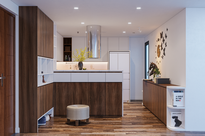 Căn hộ 60m2 ở tầng cao đẹp hút mắt nhờ phong cách nổi bật - Ảnh 6. Căn hộ 60m2 ở tầng cao đẹp hút mắt nhờ phong cách nổi bật - Ảnh 6.