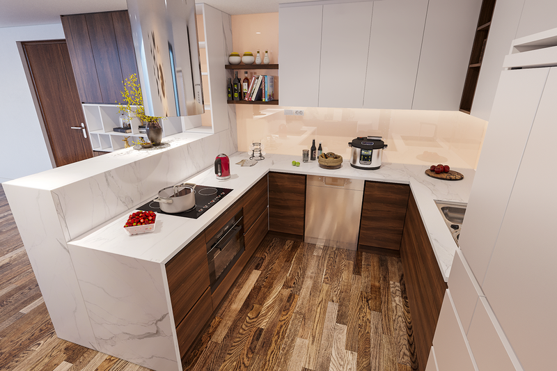 Căn hộ 60m2 ở tầng cao đẹp hút mắt nhờ phong cách nổi bật - Ảnh 8. Căn hộ 60m2 ở tầng cao đẹp hút mắt nhờ phong cách nổi bật - Ảnh 8.