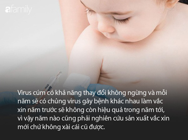 Bác sĩ Nhi giải thích vì sao đã chích ngừa cúm vẫn có khả năng mắc cúm nhưng vẫn nên tiêm chủng hàng năm - Ảnh 2.