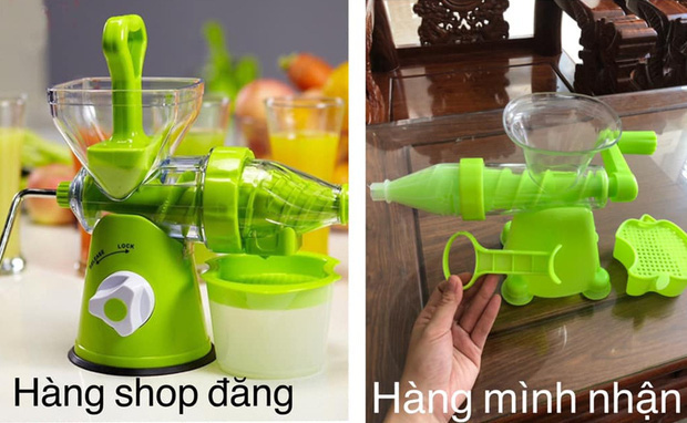 Đặt m&aacute;y &eacute;p rau quả, c&ocirc; n&agrave;ng giận t&iacute;m mặt khi nhận về m&oacute;n h&agrave;ng như đồ chơi trẻ con - Ảnh 1.