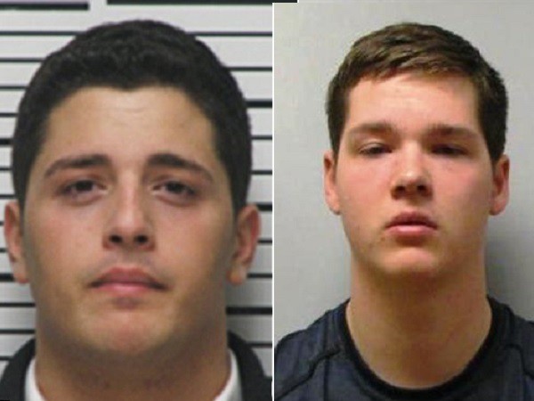 Ramsey (trái) và Gerth, hai tên cướp ngân hàng Highland National tại Illinoios, Mỹ hôm 14/2/2014