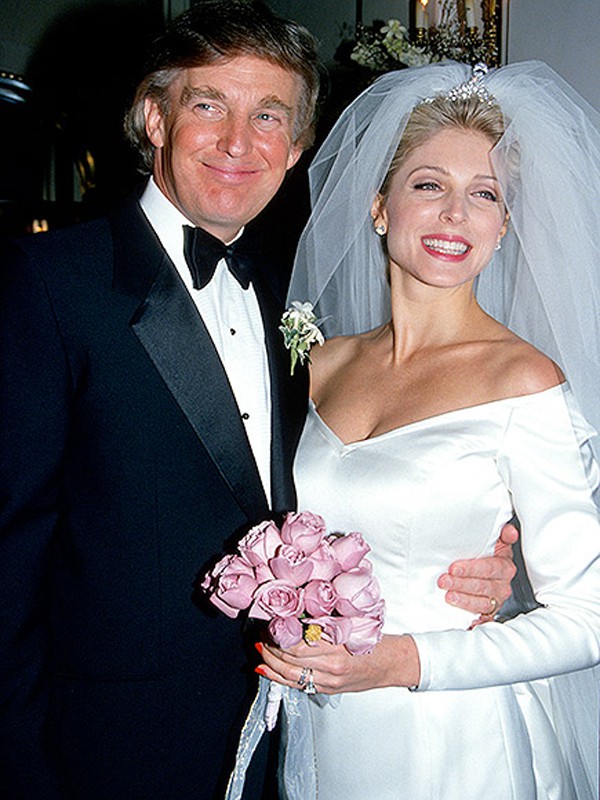 
Hôn lễ của ông Trump và Marla Maples được tổ chức vô cùng hoành tráng năm 1993.
