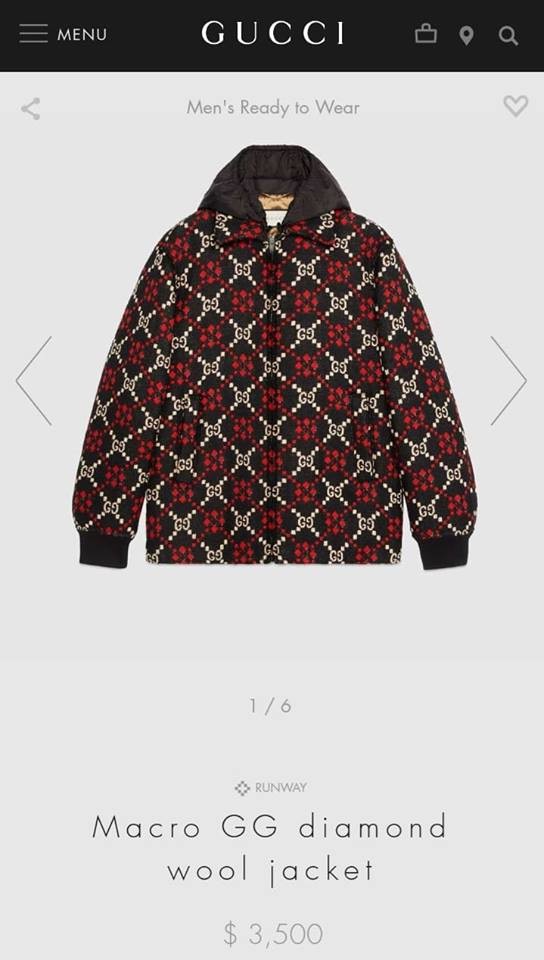 Chiếc áo khoác Sơn Tùng diện dịp mồng 1 Tết đến từ thương hiệu nổi tiếng đình đám thế giới Gucci có giá $3.500.