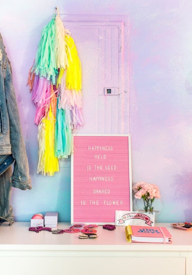 Những nàng công chúa của Walt Disney chắc cũng phải ghen tị với bạn khi nhìn thấy mẫu thiết kế nhiều màu sắc mà lại vẫn dễ thương như thế này.