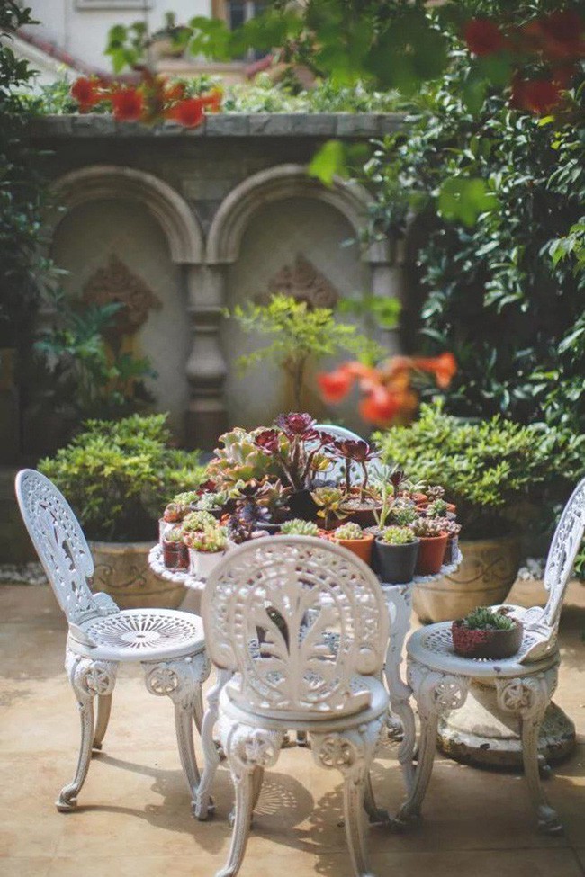 Góc chuyện trò ấm áp ngày đầu năm mới.