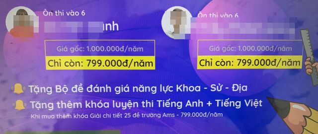 
Quảng cáo luyện thi vào lớp 6 với giáo viên đến từ trường chuyên nổi tiếng trên địa bàn Hà Nội.
