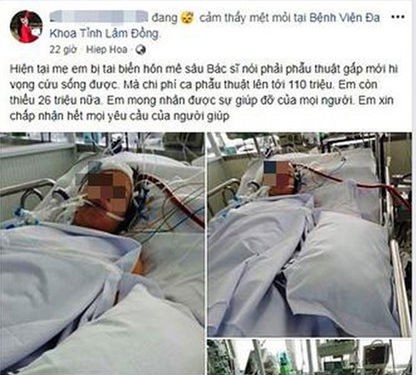 Nữ sinh cầu cứu trên trang cá nhân