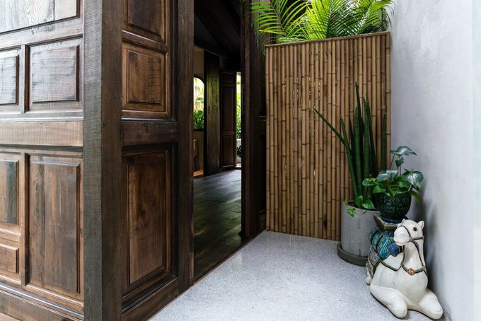 Hai căn phòng giống như hai tổ chim. Cả hai đều mở ra những khoảng không đầy nắng và gió cùng những mảng xanh lơ lửng.