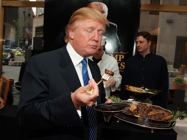 Bít-tết, là món ăn luôn mê hoặc ông Trump