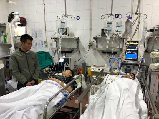 
Bệnh nhân tại khoa Cấp cứu, Bệnh viện Việt Đức dịp Tết
