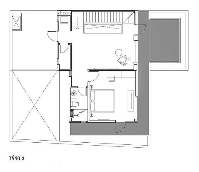 Mặt bằng tầng 3.