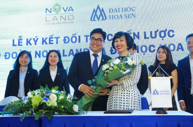 Novaland ký kết hợp tác chiến lược với Trường Đại học Hoa Sen