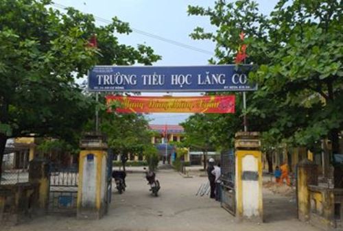 Trường tiểu học Lăng C&ocirc; nơi xảy ra sự việc. Ảnh: H&agrave; Tuyển