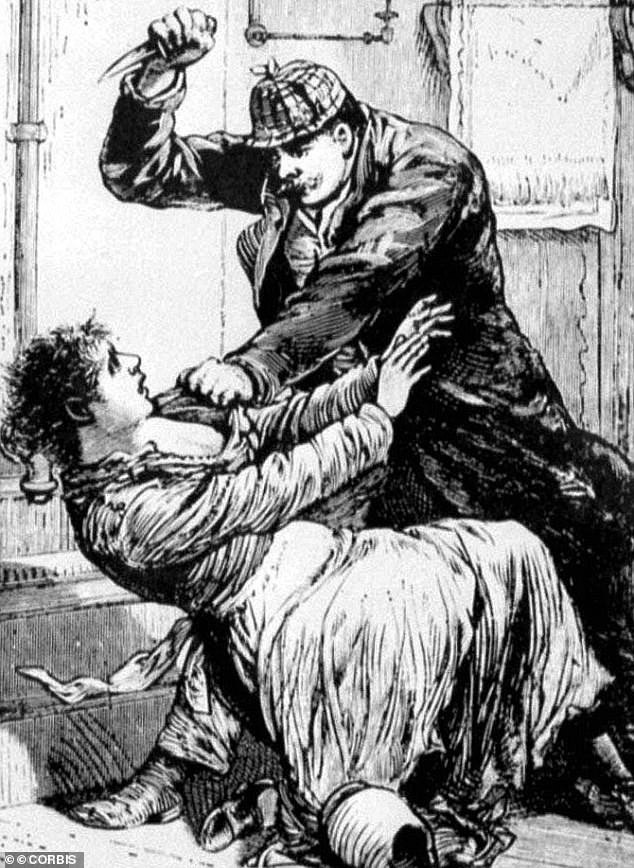 Tranh minh họa kẻ giết người hàng loạt Jack the Ripper